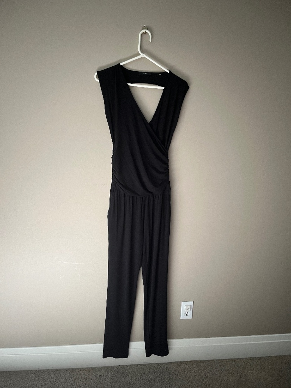 Tart,sleeveless ruched waist jumpsuit. Excellent condition, size S, black